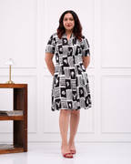 Rebecca - Women's Ocean Block Dress