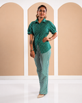 Mindy - Women's Striped Cord-Set
