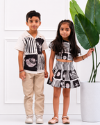 Ocean Block Print Sibling  Combo
