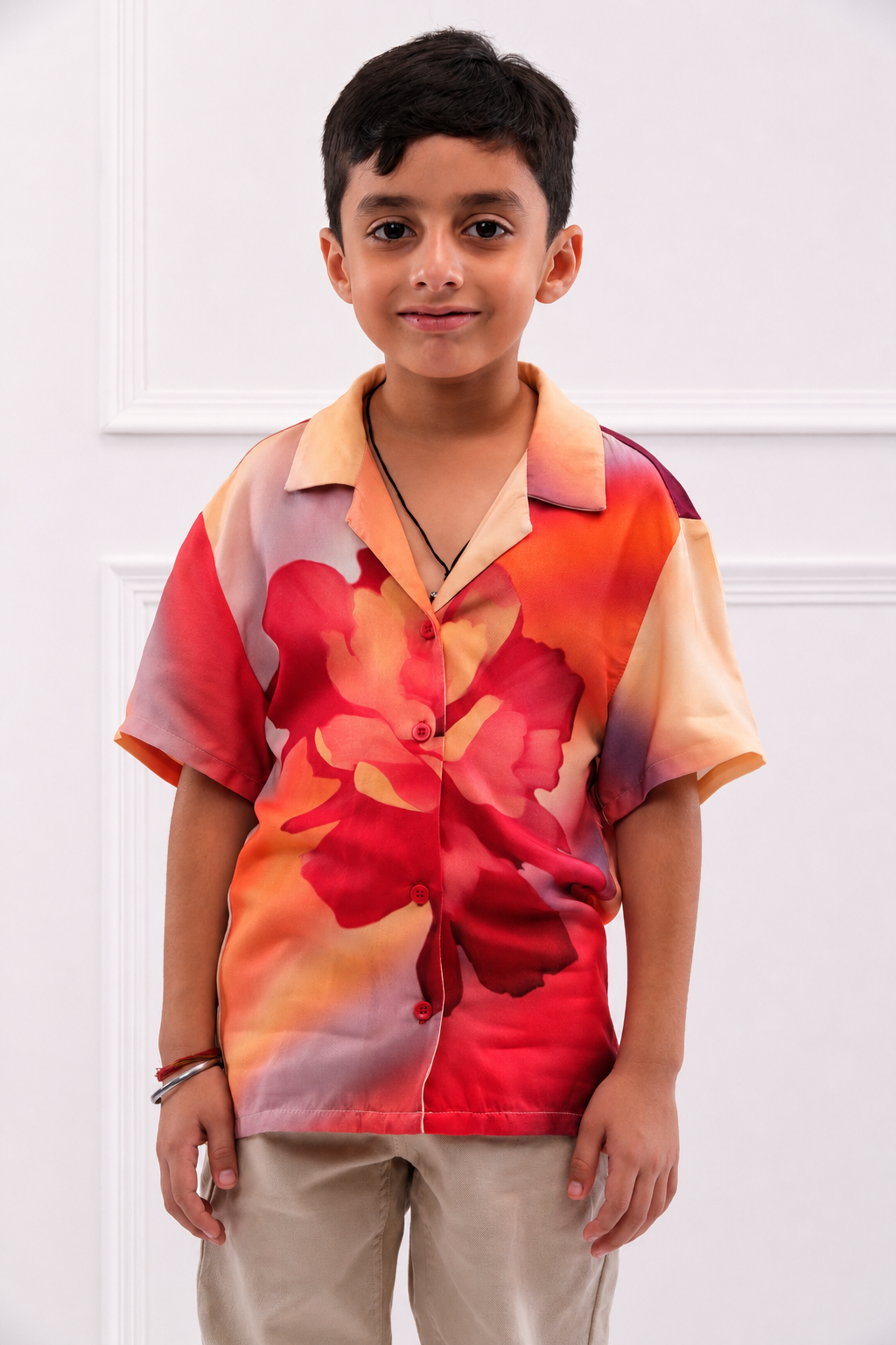 Oz - Boy's Ombre Floral Shirt