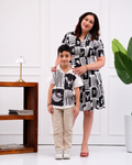 Rebecca & Maxim Ocean Block Print Combo