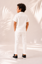 Maxim-De-Winter Boy's White Shirt