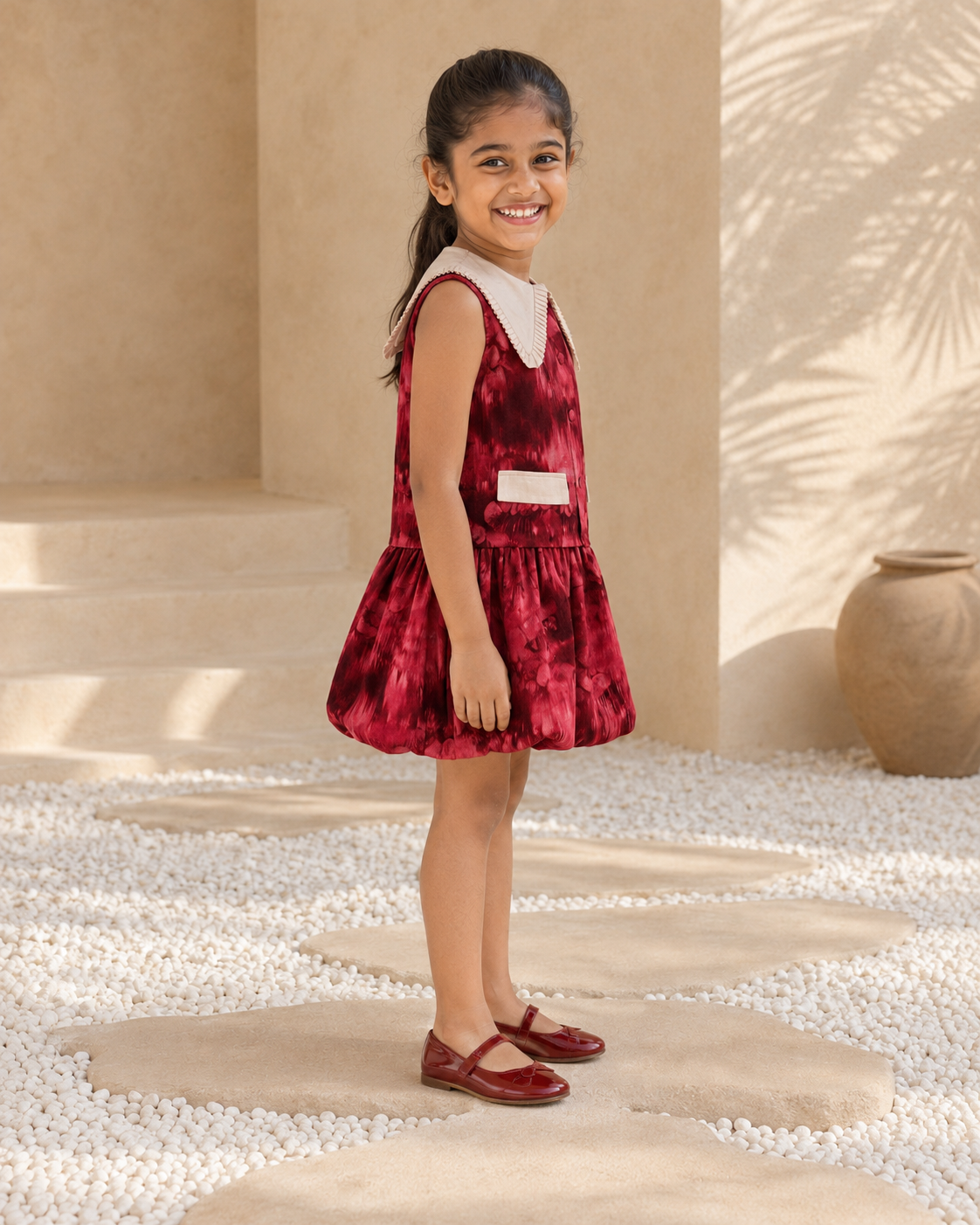 Little Amy - Girls's Shirt & Balloon Skirt