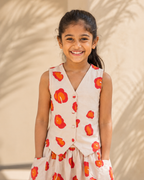 Mary - Secret Garden Girls's Top & Skirt Set