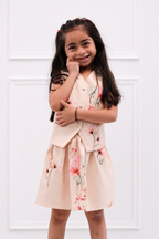 Sophie - Girls's Floral WaistCoat & Balloon Skirt
