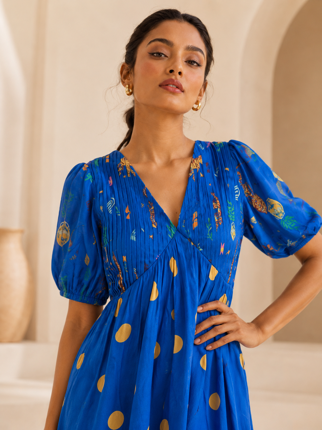 Messua - Women's Pleated Dress