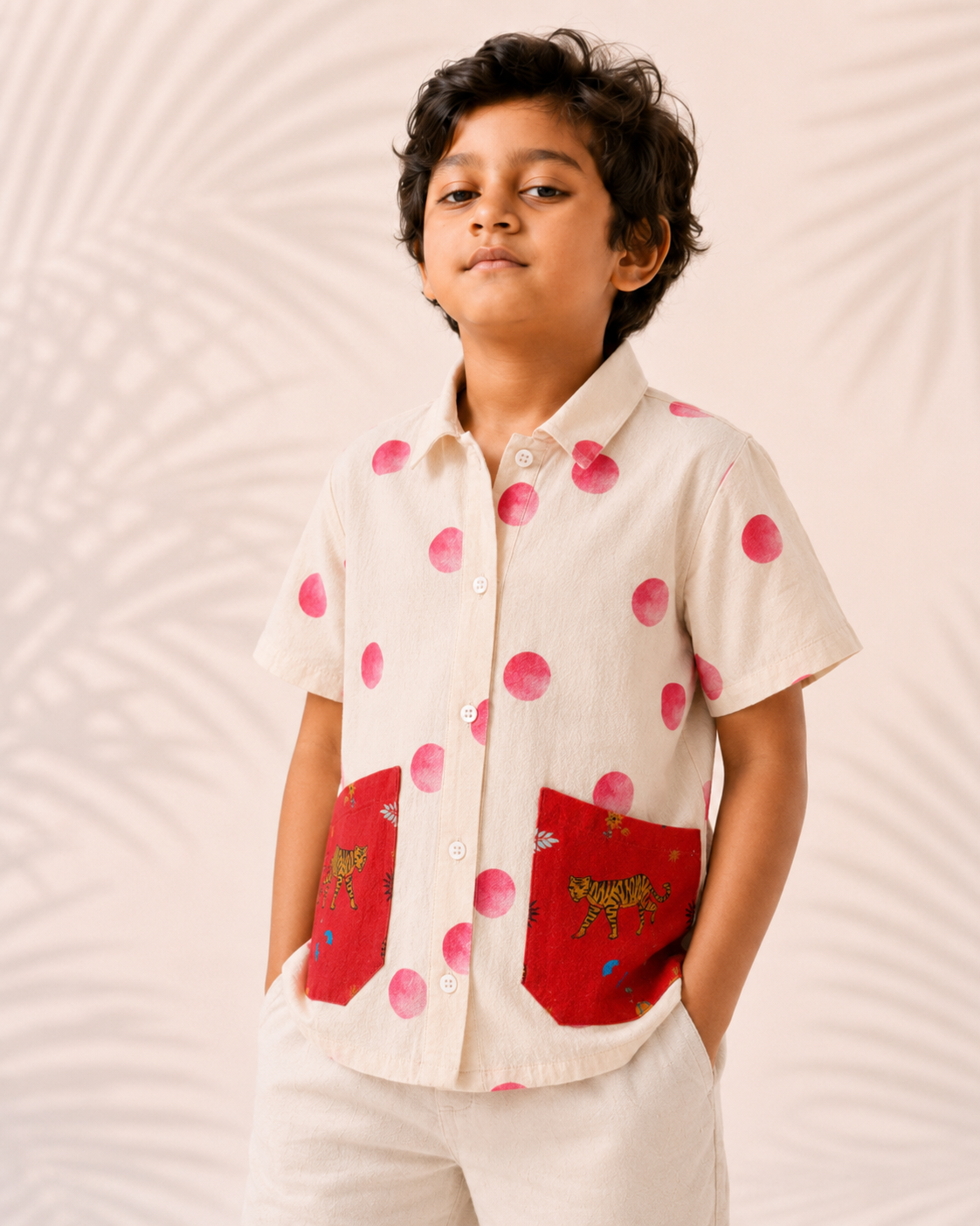 Mowgli - Boy's Red Shirt