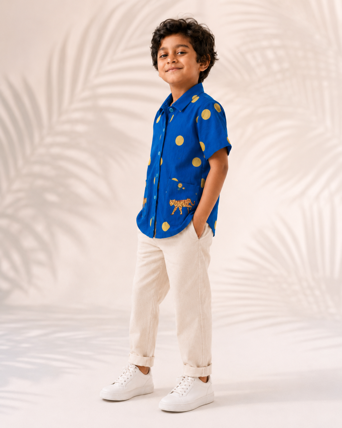 Mowgli - Boy's Blue Shirt