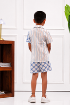 Jeffery - Boy's Checked Shirt & Shorts