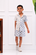 Jeffery - Boy's Checked Shirt & Shorts