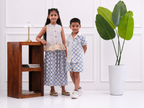 Jane & Jeffery - Checkered Sibling Combo