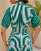Mindy - Women's Striped Cord-Set