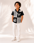 Maxim-De-Winter Boy's Black Shirt
