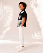 Maxim-De-Winter Boy's Black Shirt