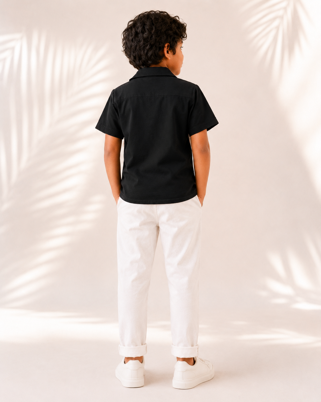 Maxim-De-Winter Boy's Black Shirt