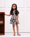 Beatrice - Girls's Ocean Block Top & Skirt