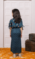 Gulzaar - Girls's Floral Top & Skirt