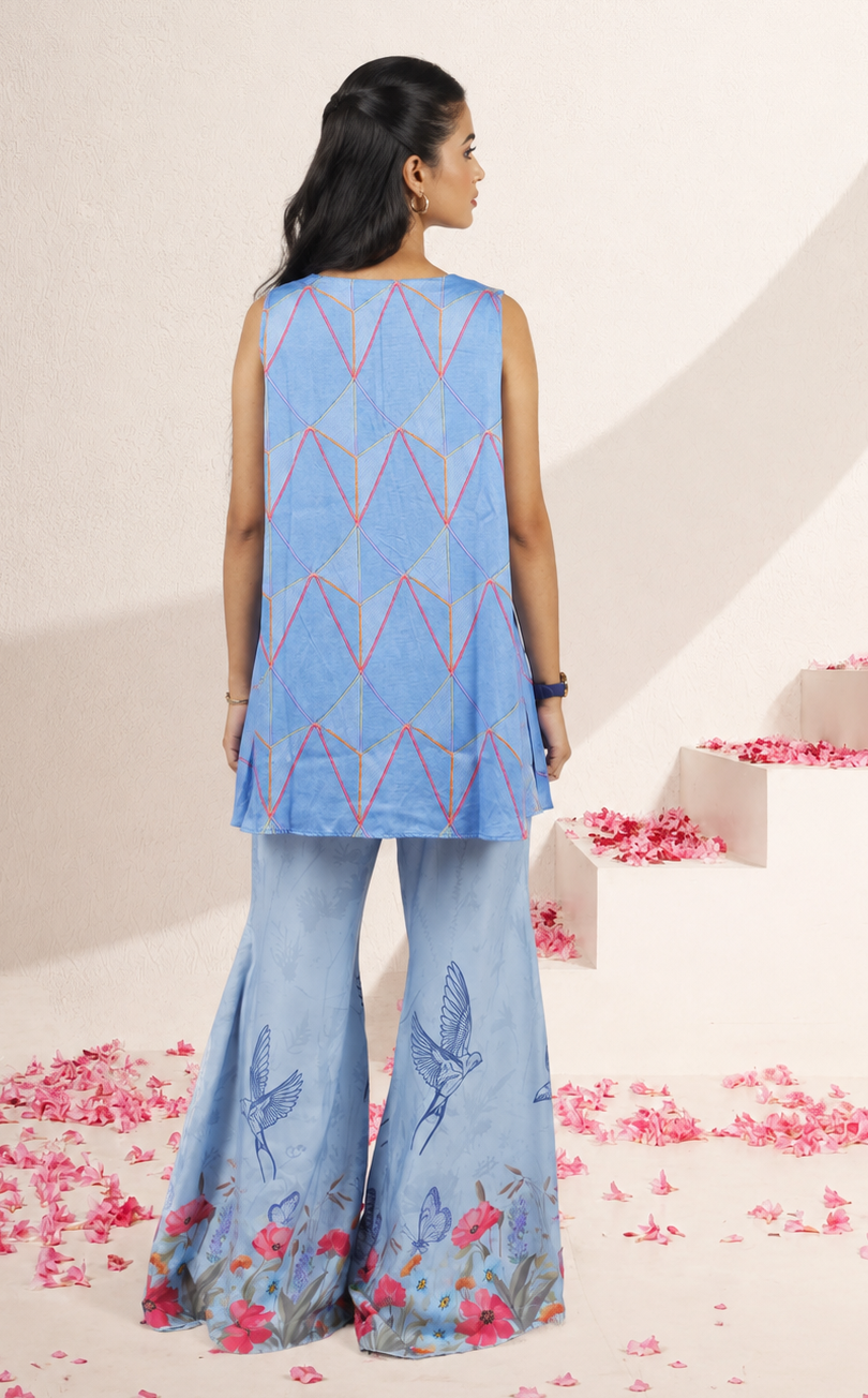 Udaan - Women's Tunic & Flared Trouser Set