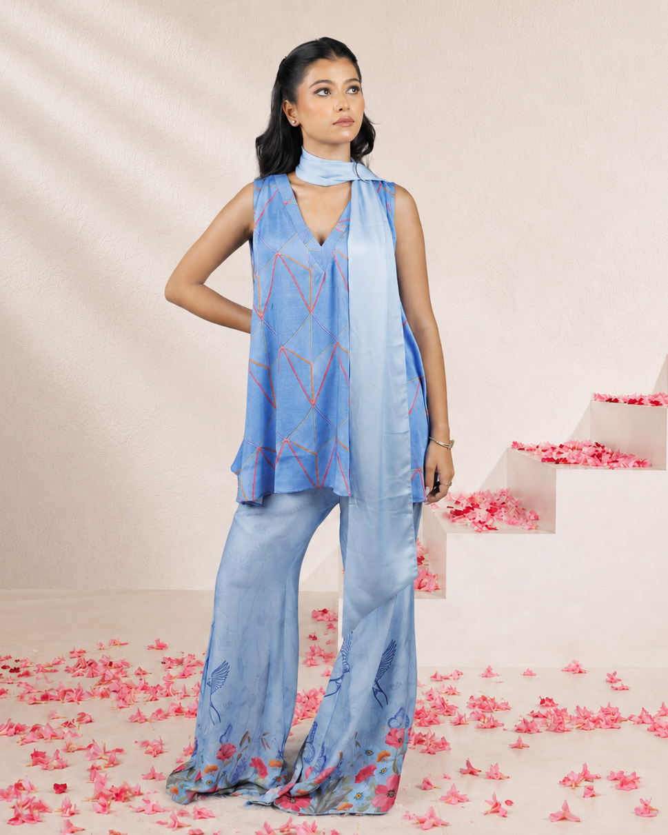 Udaan - Women's Tunic & Flared Trouser Set